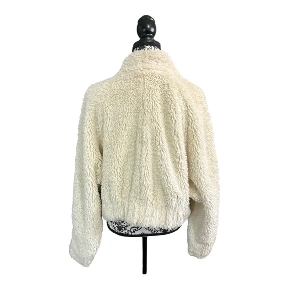 ANTHROPOLOGIE HEI HEI Stella White Sherpa Jacket - Picture 4 of 8